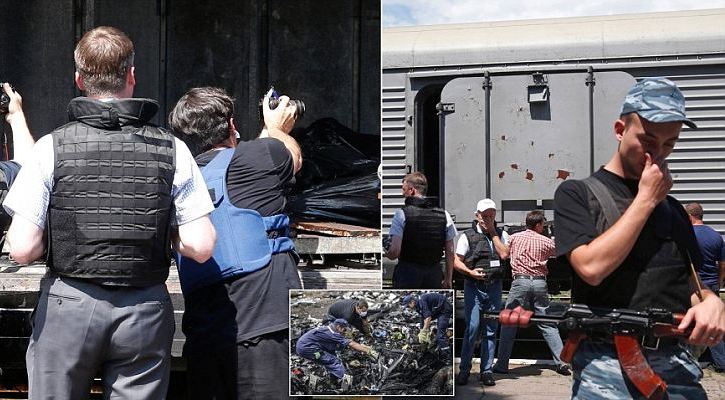 Ratusan Mayat Korban MH17 Terkatung-katung di Kereta Barang